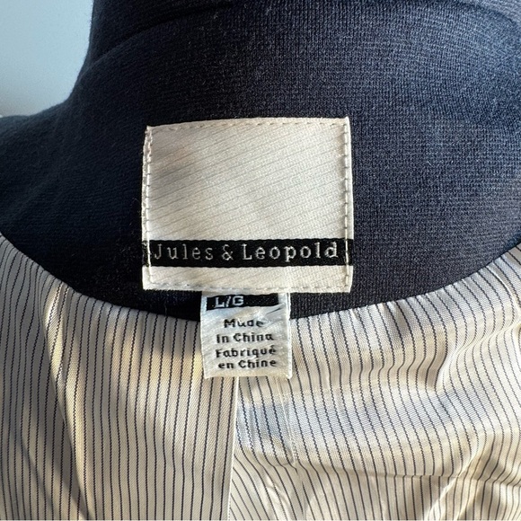 Jules & Leopold Blue Double-Breasted Blazer - Picture 6 of 7